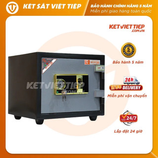 Két Sắt Mini Thông Minh Việt Tiệp Vân Tay (Chỉ Cần Mở Bằng Vân Tay) Sang Trong Bảo Mật KVT26VT Freeship Toàn Quốc