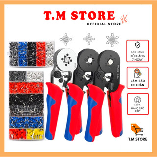 Kìm bấm cốt pin kim rỗng, kìm bóp cốt 0.5mm 6mm 16mm, kìm ép đầu cốt dây điện đa năng chuyên dụng hiệu quả cao TM Store