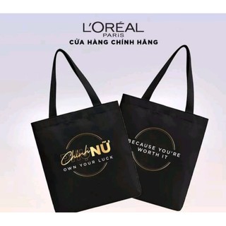 Túi vải Canvas Loreal