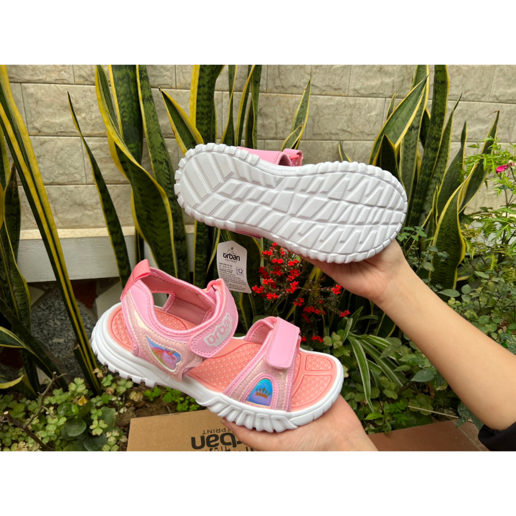 Sandals urban Công Sở Cho Nữ Đủ Size 28-37 Màu Nâu Nhạt