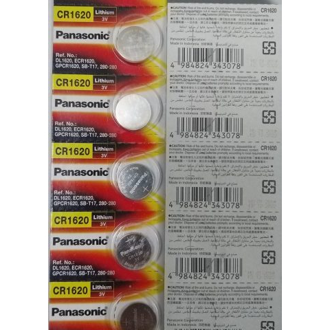 VỈ NĂM VIÊN PIN CMOS PANASONIC 1620