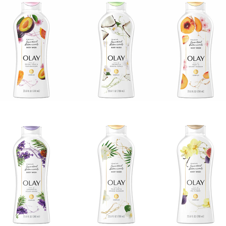 Sữa Tắm Dưỡng Ẩm OLAY Essential Botanicals Body Wash 700ml - nội địa Mỹ