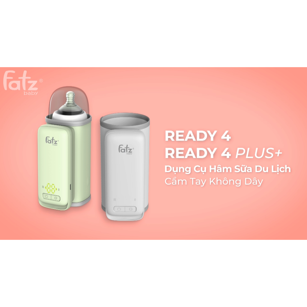 Máy hâm sữa cầm tay không dây Fatzbaby – READY 4 PLUS+ – FB3123WN