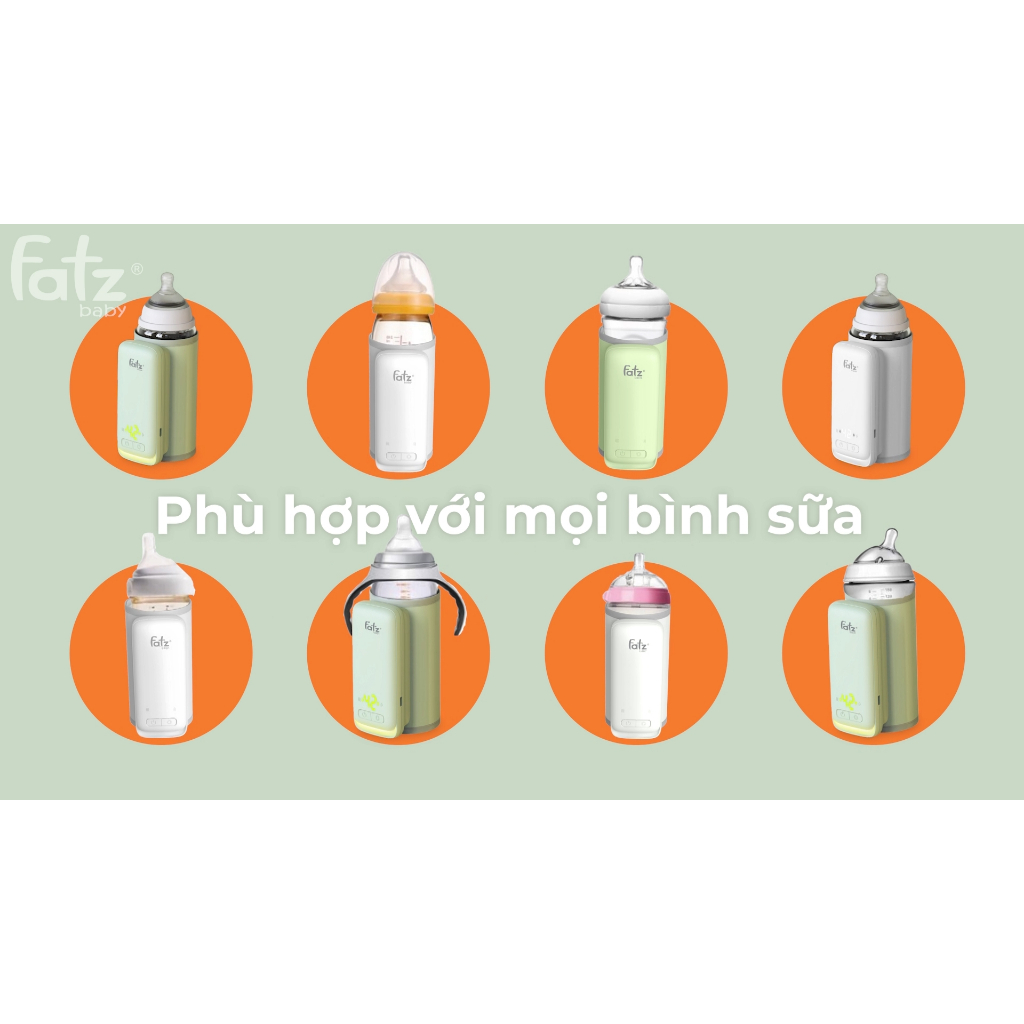 Máy hâm sữa cầm tay không dây Fatzbaby – READY 4 PLUS+ – FB3123WN