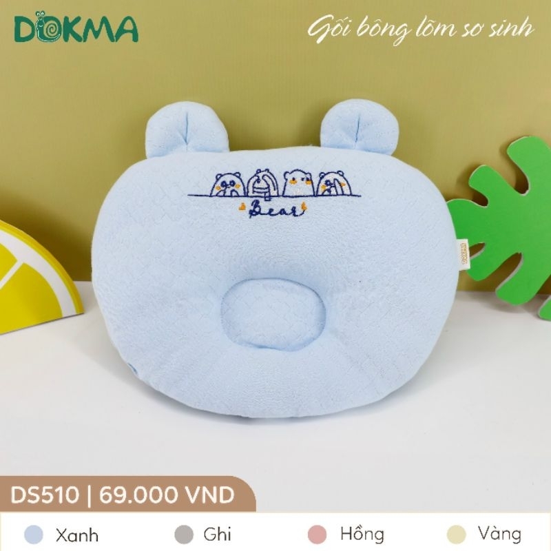 GỐI BÔNG LÕM PHỐI TAI CHO BÉ DOKMA