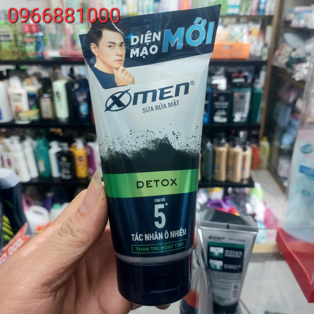 Xmen Tuýp Sữa Rửa Mặt 100g Refresh 3X, Detox 5*, Anti Acne 7x, Deep Cleanse 12H