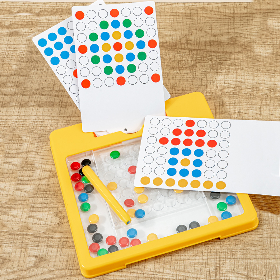 Quà tặng bút cho bảng vẽ nam châm xếp hình rèn luyện tư duy logic cho bé SIZE lớn kèm 10 tranh mẫu