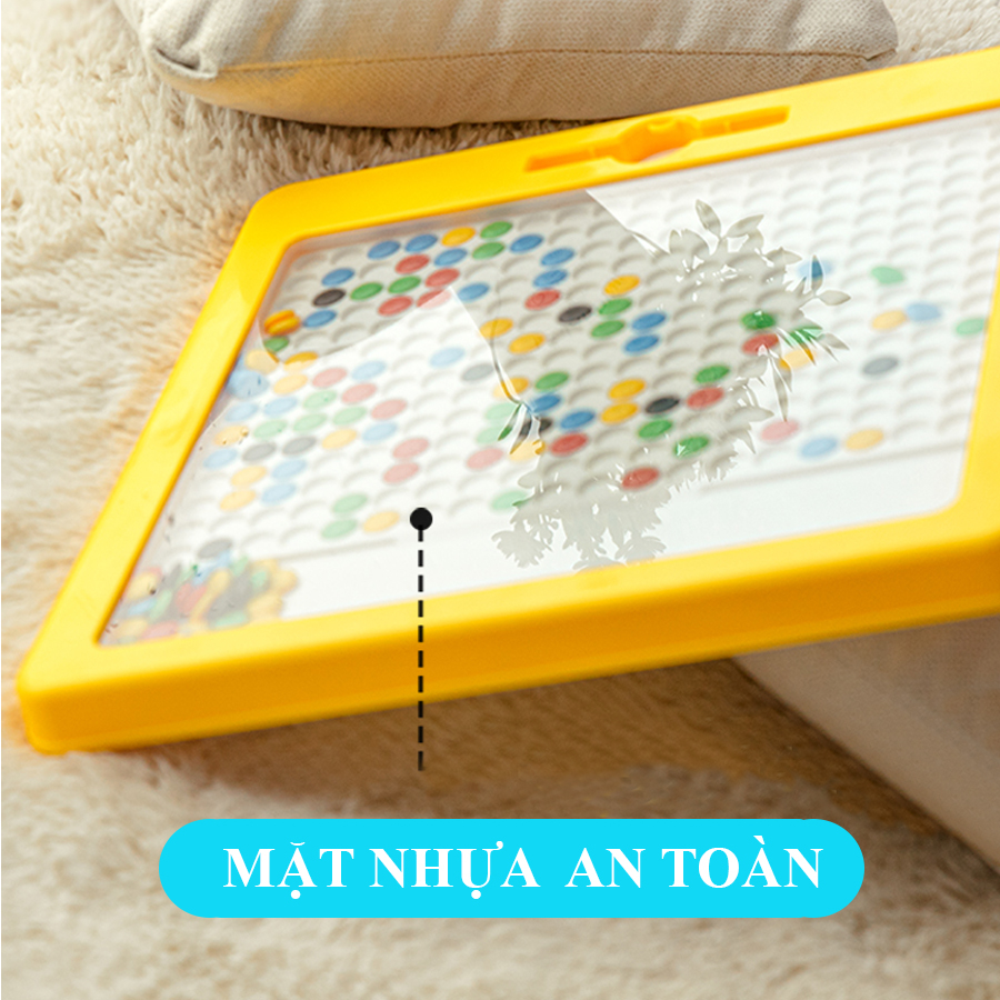 Quà tặng bút cho bảng vẽ nam châm xếp hình rèn luyện tư duy logic cho bé SIZE lớn kèm 10 tranh mẫu