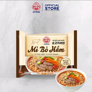 Mì Ottogi Bò Hầm/Kim chi gói 120g