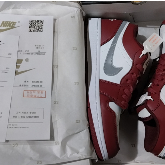 （Sản phẩm chính hãng）Giày thể thao nam nữ giày Nike Air Jordan 1 Low AJ1