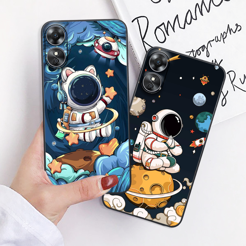 Ốp lưng Oppo A17 / A17K / A58 5G / A78 / A98 5G vũ trụ phá cách họa tiết đẹp cute bền rẻ
