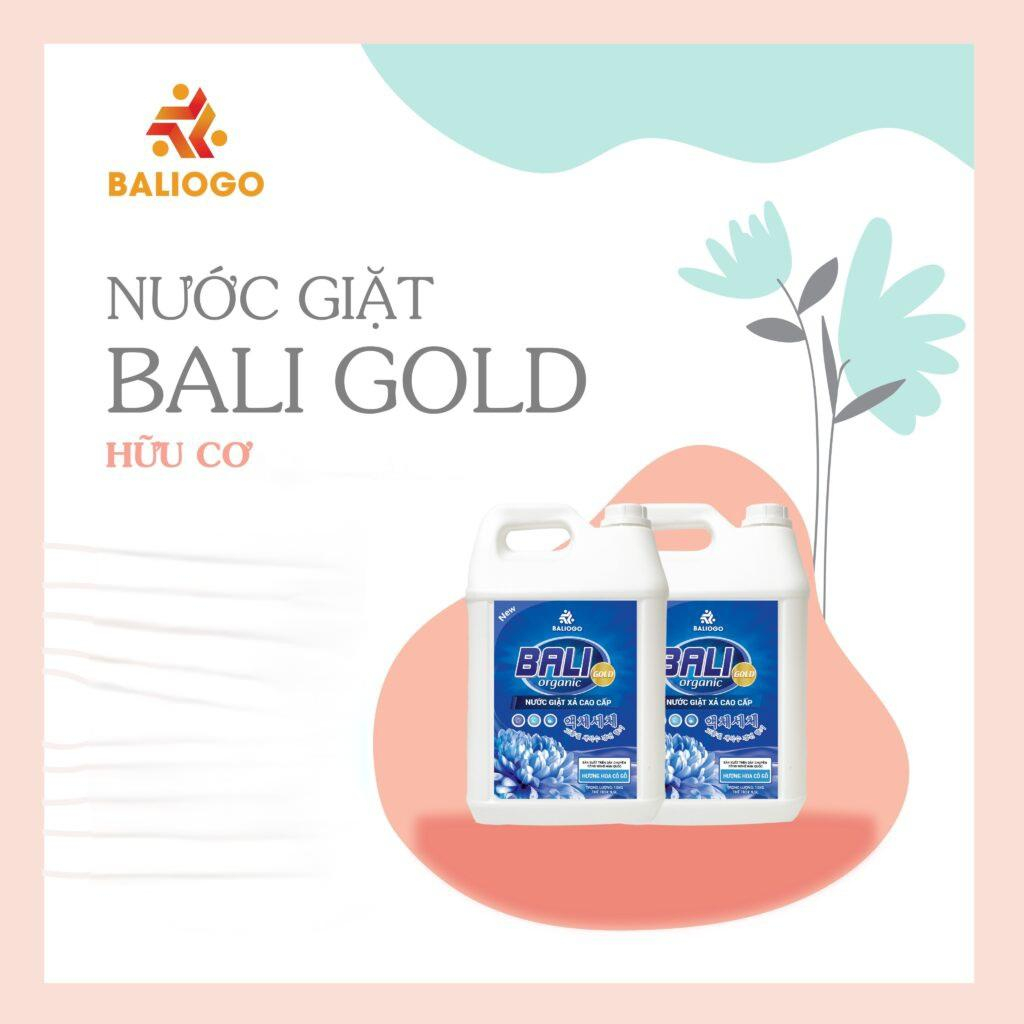Nước giặt Bali Gold Organic - 1 can 9.6L