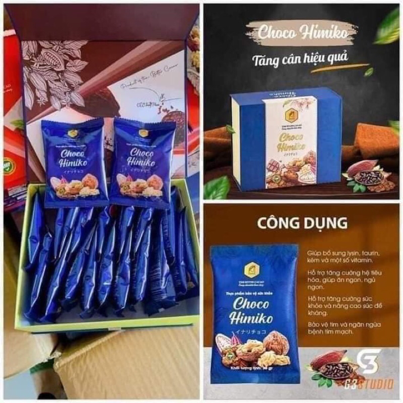 Cacao tăng cân Choco Himiko 20 gói