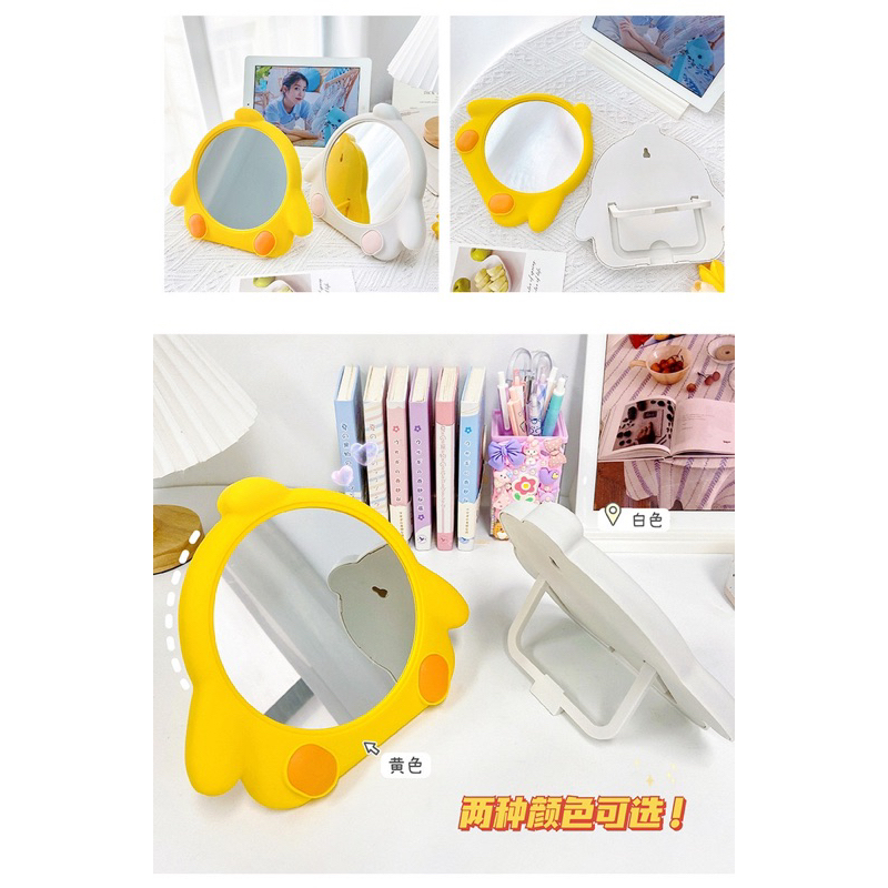 Gương để bàn gương treo tường hình con vịt dễ thương sinh động