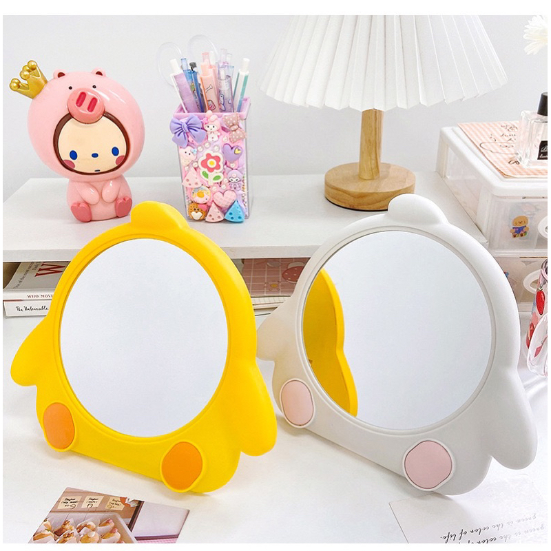 Gương để bàn gương treo tường hình con vịt dễ thương sinh động