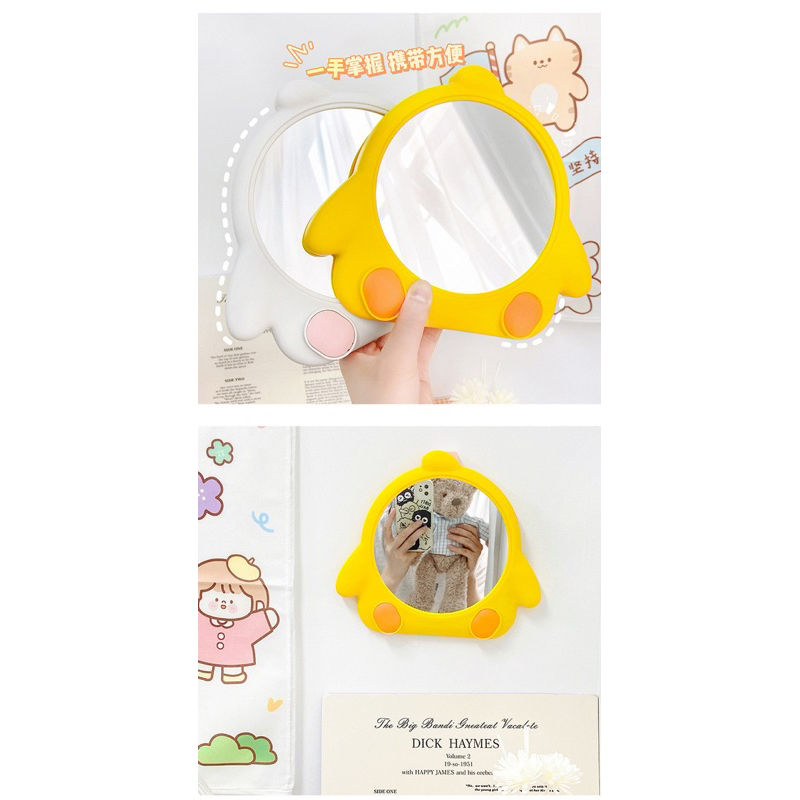 Gương để bàn gương treo tường hình con vịt dễ thương sinh động