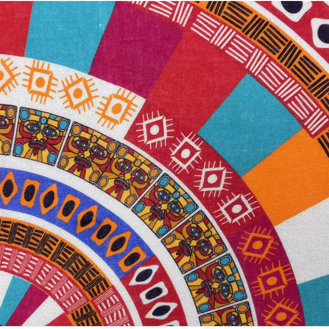 Khăn bandana Vintage họa tiết thổ cẩm cao cấp 100% cotton