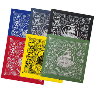Khăn bandana hình con thuyền vải cotton size 55x55cm