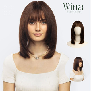Tóc Thật Nguyên Đầu Cúp Ngang Vai TGT-014 40cm | WinaWigs