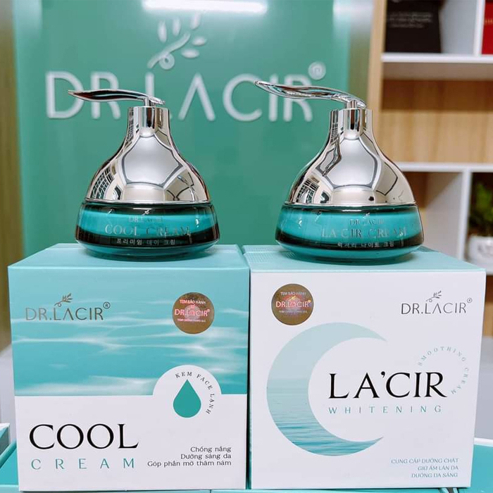 Kem dưỡng da ban đêm Lacir Whitening Smoothing Cream Kem dưỡng ẩm trắng da Cool Cream Dr Lacir - Hàng chính hãng