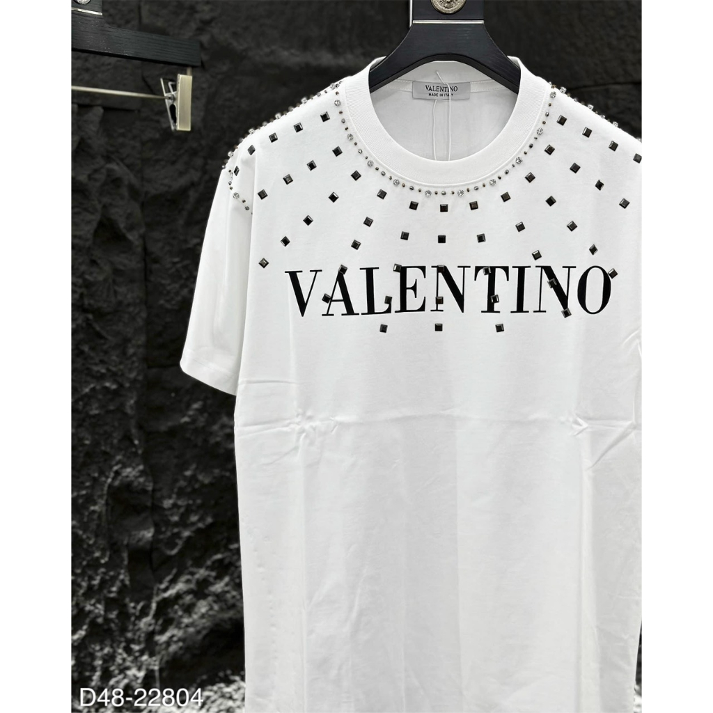 Áo Phông Nam Nữ Đính Đá Trước Ngực Siêu Chất - Tee Nam Nữ In Chữ Đính Hạt Cao Cấp