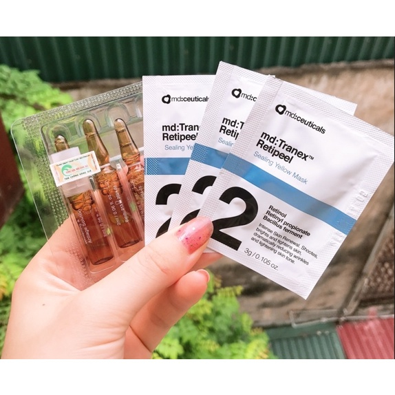 Thay da sinh học chuyên nghiệp MD TRANEX RETIPEEL 1 set