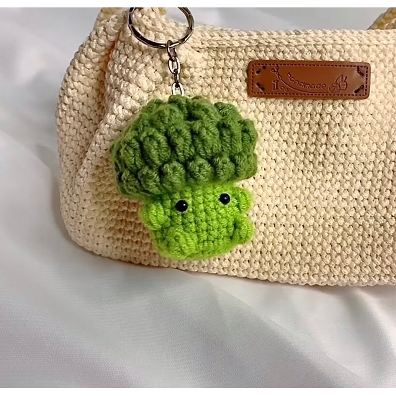 🥦 Móc Khoá Bé Súp Lơ bằng len HANDMADE 100%