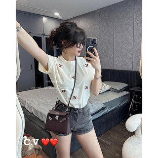 Áo Phông Đính Cherry Hot Hit
