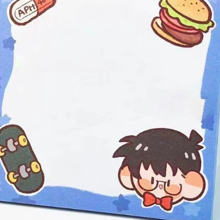 Giấy note Conan ghi chú cute dễ thương đáng yêu hình nhân vật Conan