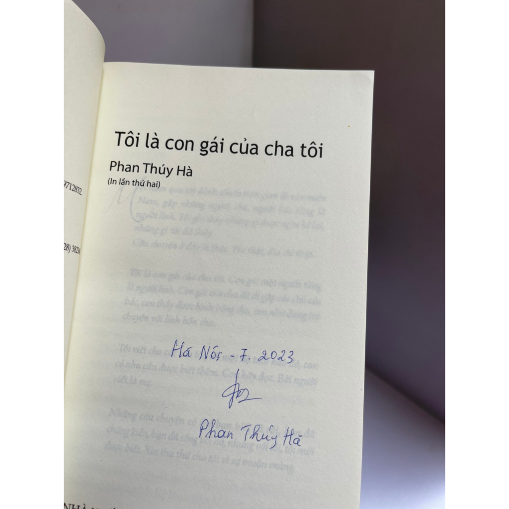 Sách - Tôi là con gái của cha tôi – Phan Thuý Hà - NXB Phụ Nữ