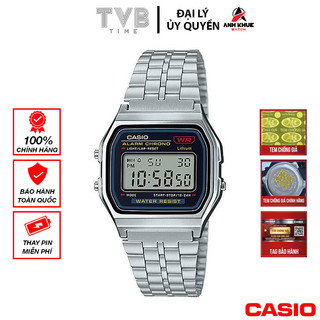 Đồng hồ unisex dây kim loại Casio chính hãng A159WA-N1DF (33mm)