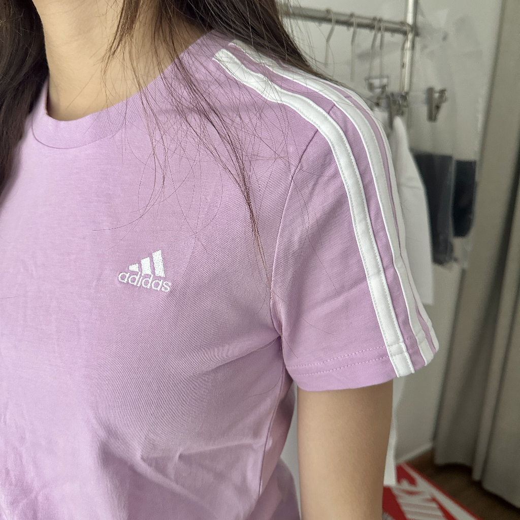 Áo adidas 3-Stripes Lilac