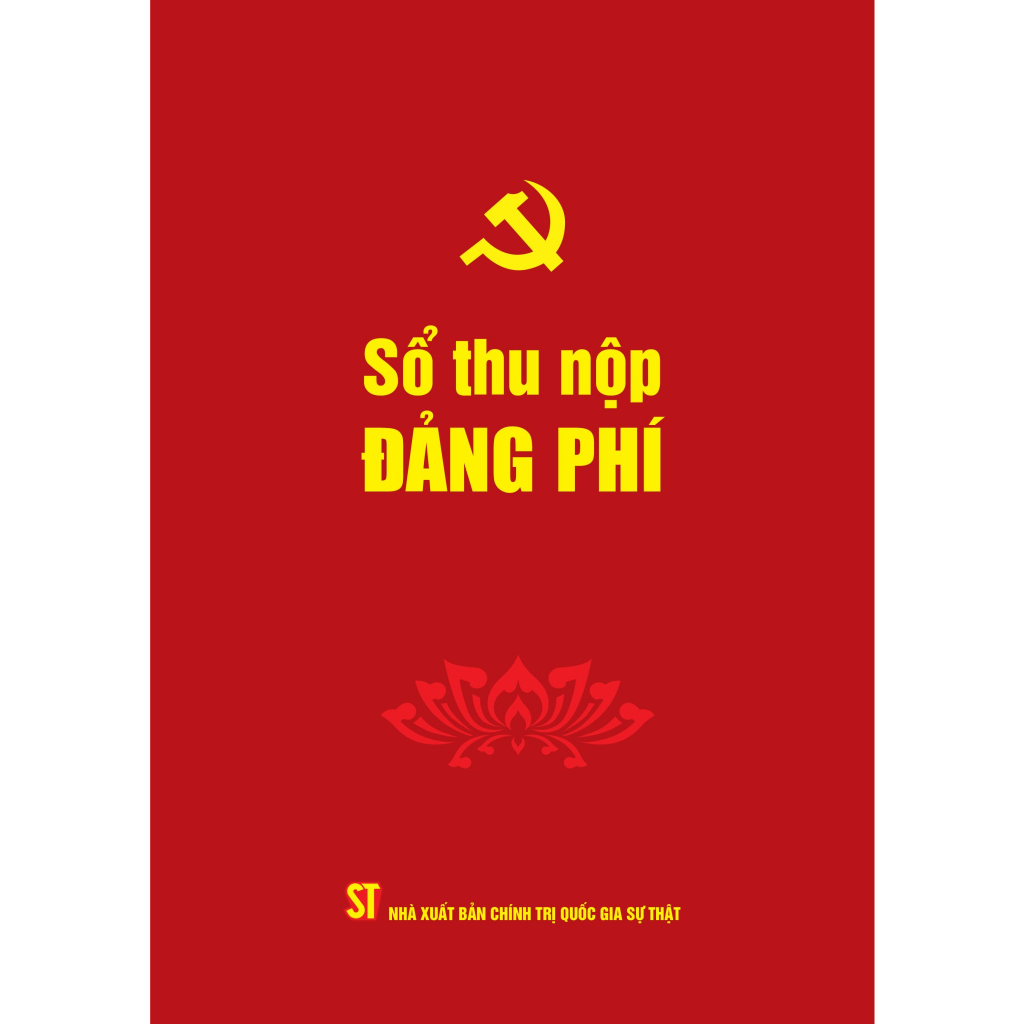 Sách Sổ Thu Nộp Đảng Phí - Nhà Sách Sự Thật