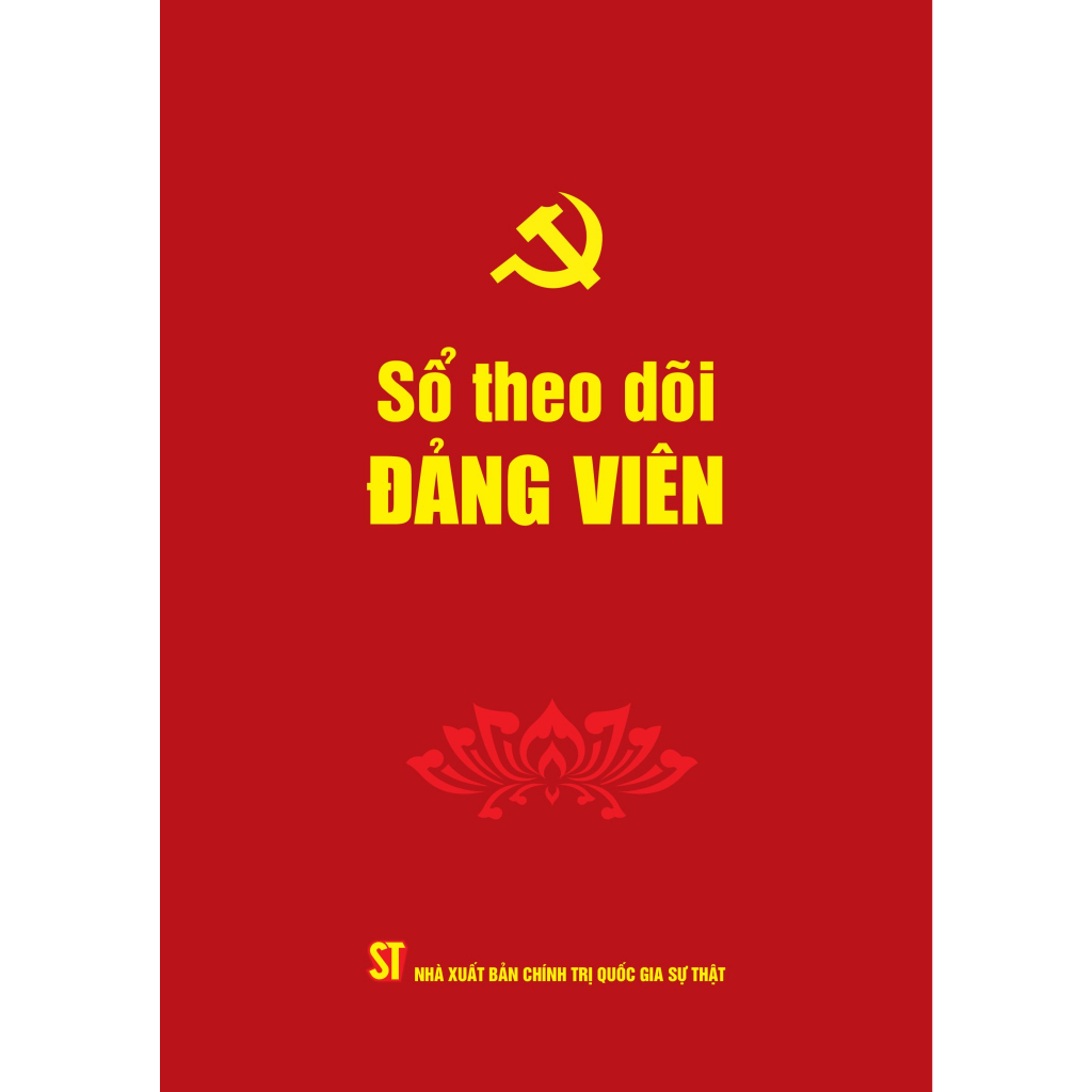 Sách Sổ Theo Dõi Đảng Viên - Nhà Sách Sự Thật