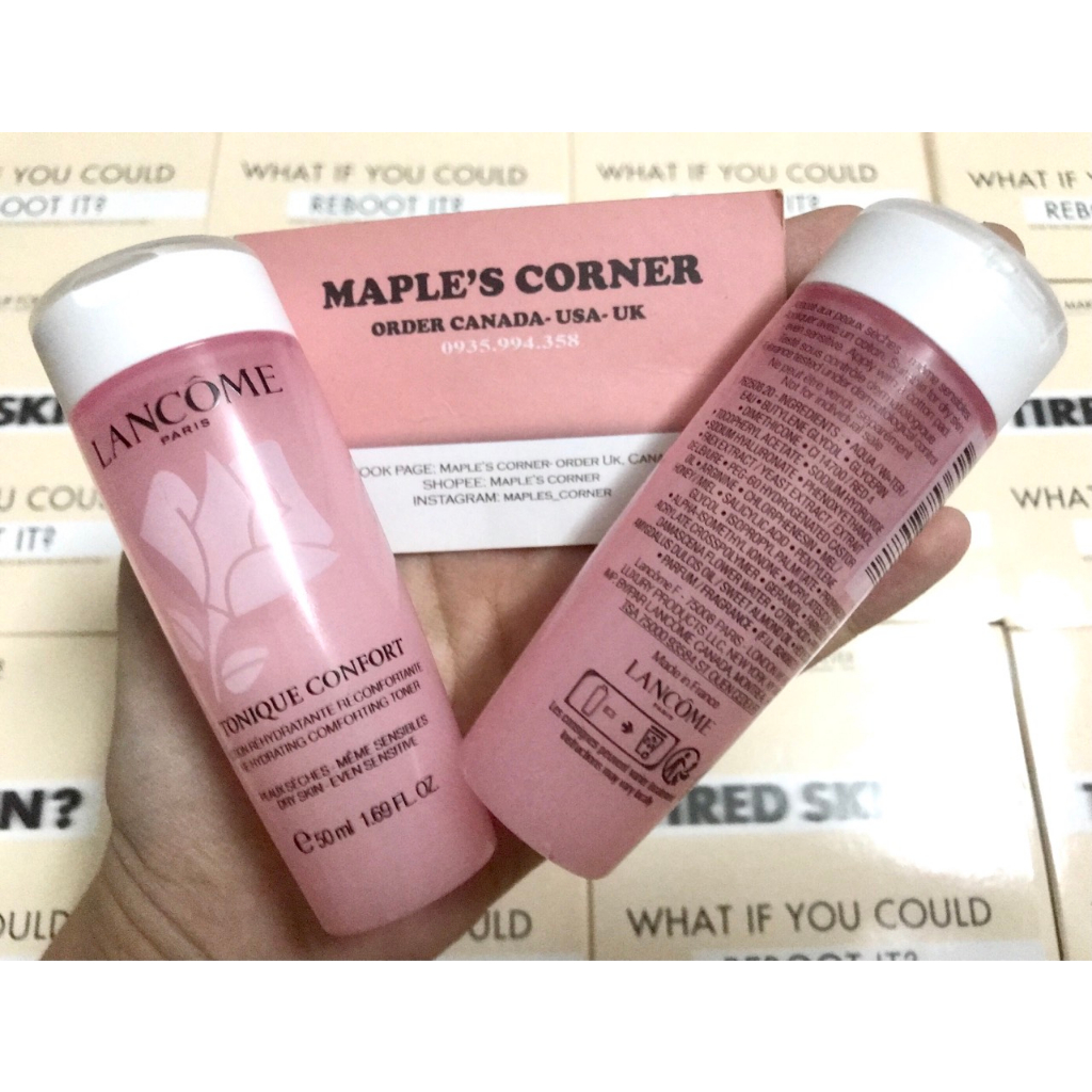 Nước hoa hồng Lancome Tonique Confort Toner cấp ẩm cho da