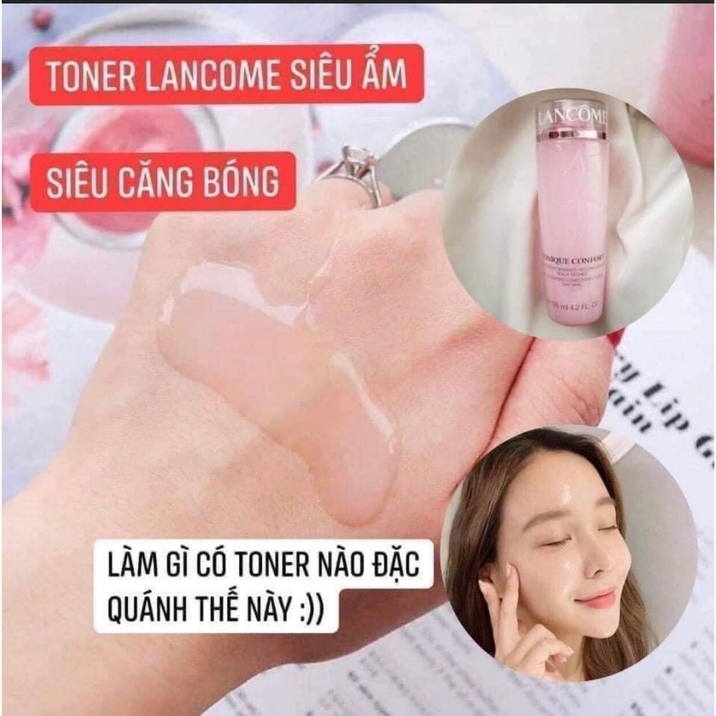 Nước hoa hồng Lancome Tonique Confort Toner cấp ẩm cho da