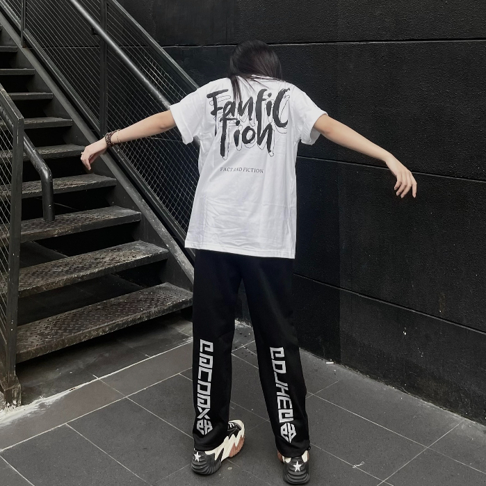 Áo thun Fafic in chữ fan fiction áo thun local brand unisex chất cotton cao cấp Fafic Studio