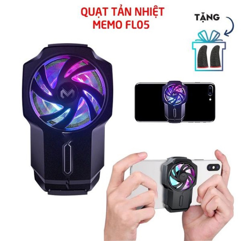 Quạt tản nhiệt MEMO Sò lạnh chuyên game chính hãng làm mát cực nhanh phục vụ GAMER PUBG, Call Of Duty, Free Fire