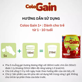 [HSD T1-2028] [Quét Mã QR Tích Xu] Sữa Bột Vitadairy Colos Gain 0+/ 1+ 800g.