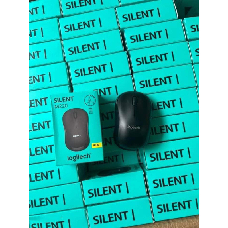Chuột không dây 𝐋𝐨𝐠𝐢𝐭𝐞𝐜𝐡 M220 Silien . nhập khẩu
