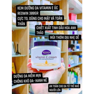 KEM DƯỠNG VITAMIN E REDWIN ÚC 300G