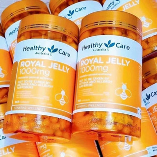 Viên Uống Sữa Ong Chúa Healthy Care - Royal Jelly 1000mg - Úc