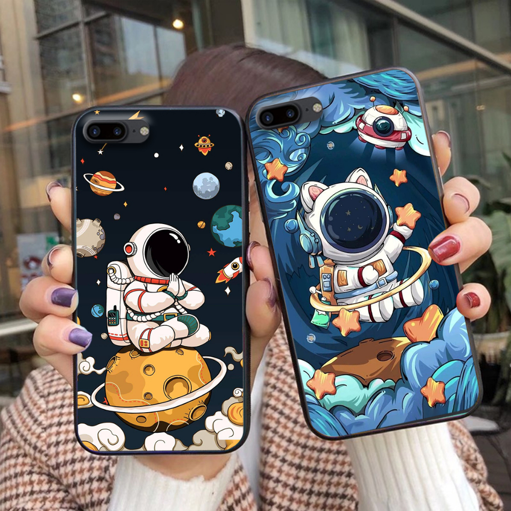 Ốp lưng Iphone 7 PLUS- IPHONE 7S PLUS- IPHONE 8 PLUS vũ trụ phá cách họa tiết đẹp cute bền rẻ