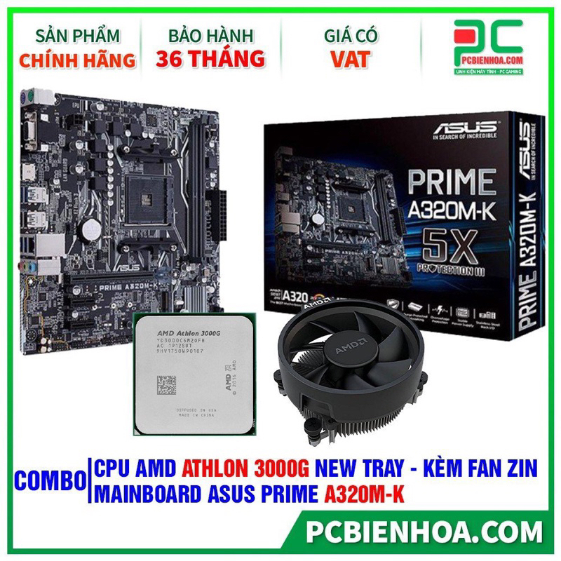 Combo AMD siêu đỉnh 3000G + A320