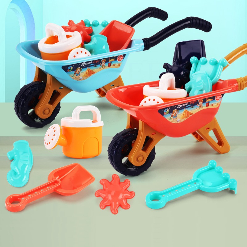 Đồ Chơi Xe Rùa Cho Bé SET 6 Món Đi Biển Vui Chơi Xe Xúc Cát Dành Cho Bé