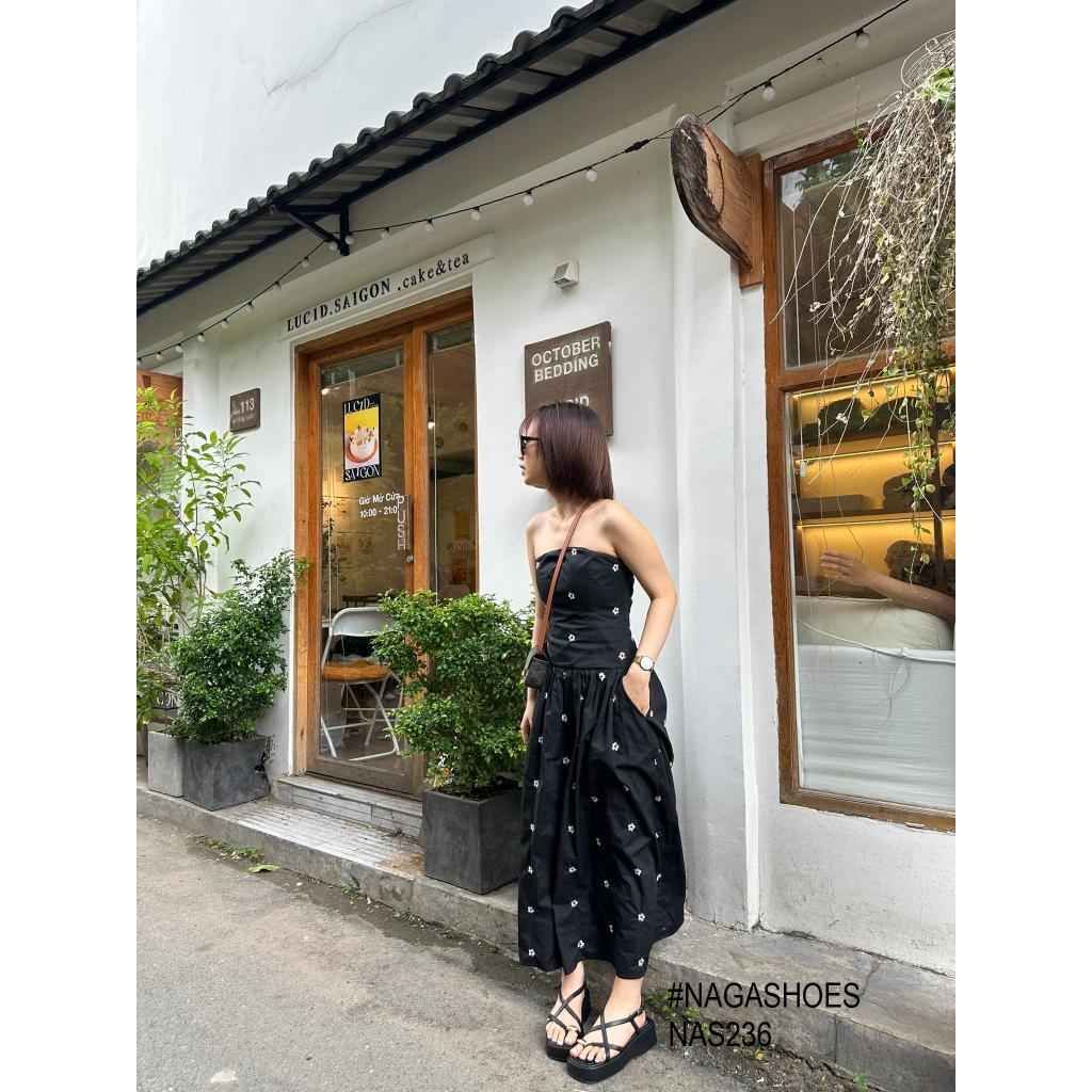 SANDAL NAGASHOES QUAI DÂY XỎ NGÓN ĐÍNH PHỤ KIỆN 5P NAS236