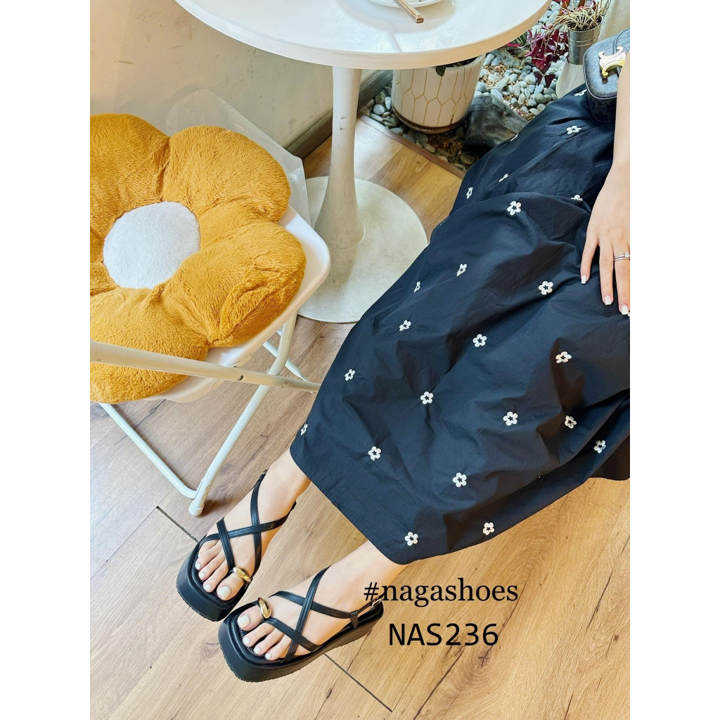 SANDAL NAGASHOES QUAI DÂY XỎ NGÓN ĐÍNH PHỤ KIỆN 5P NAS236