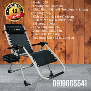 Ghế gấp xếp thư giãn đa năng SUMIKA 179