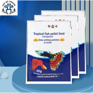 Thức ăn tropical tổng hợp tăng màu dạng hạt cho cá cảnh