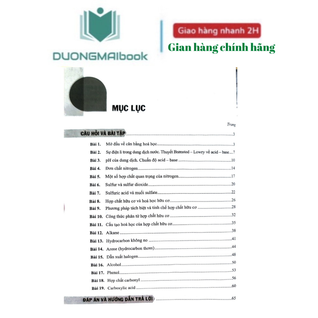 Sách - Bài tập Hóa học 11 Cánh Diều